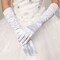 Women's Satin Long Sleeve Bridal Party Gloves for Wedding Costume